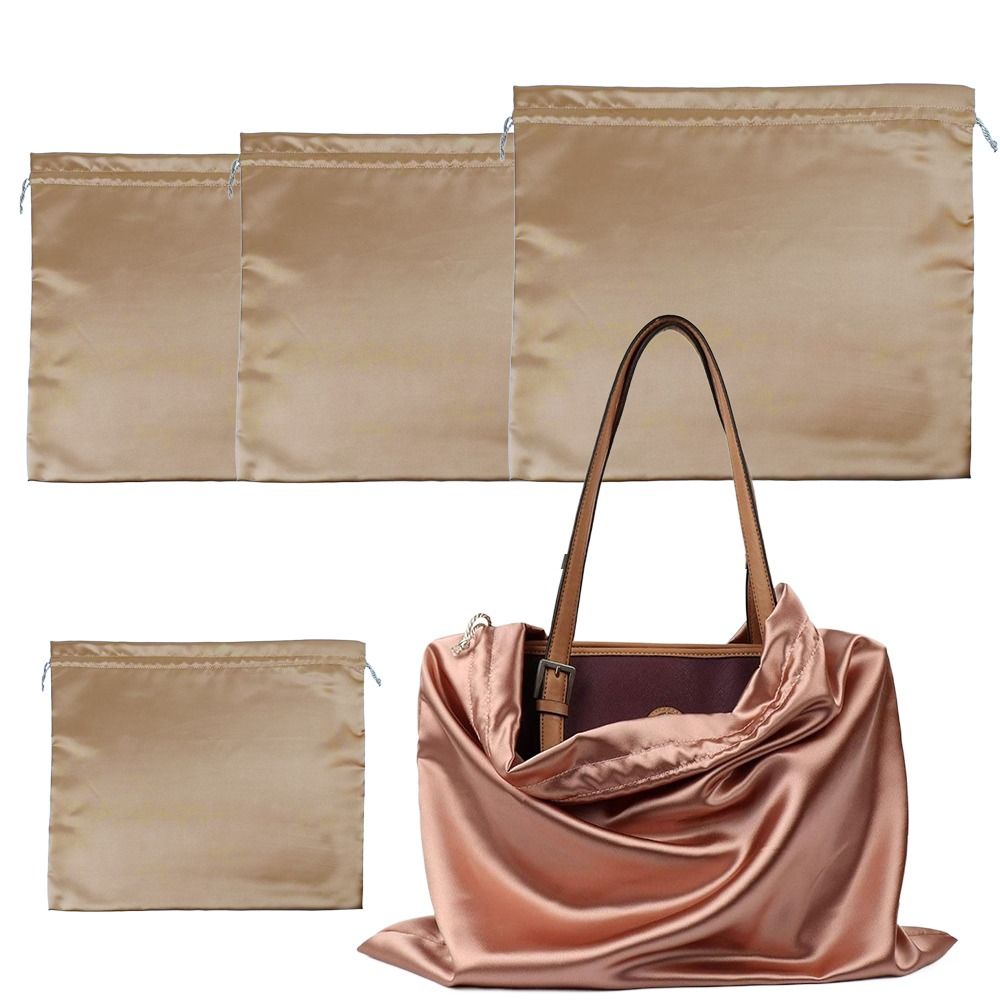 Shoe Bag Dust - 防塵バッグ,厚手のシルク生地カバー,収納バッグ,防塵巾着ポーチ,パープル,靴,ブーツ
