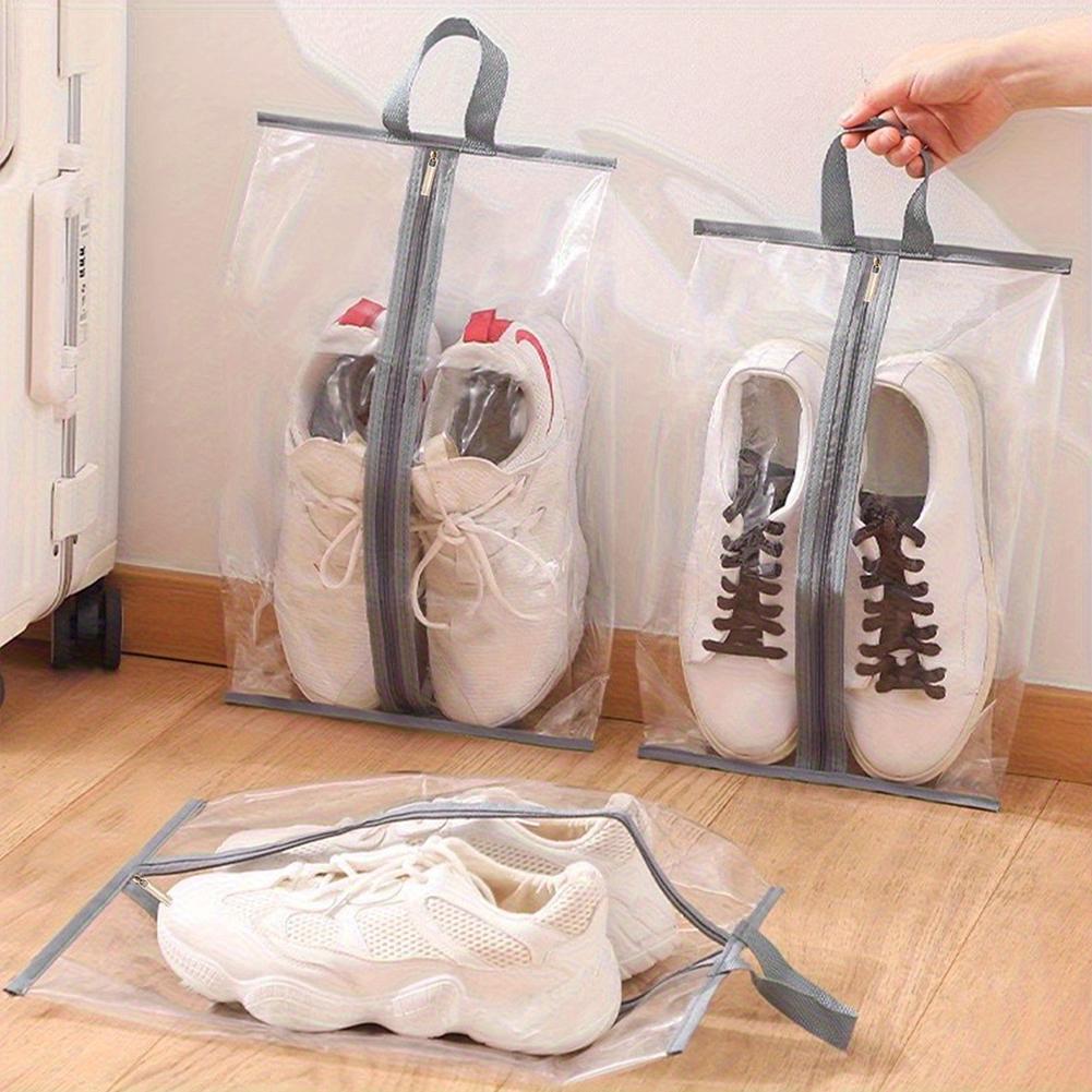 Shoe Bag Dust - 防水靴収納袋透明防湿靴オーガナイザー旅行収納防塵靴袋サイズ S M L