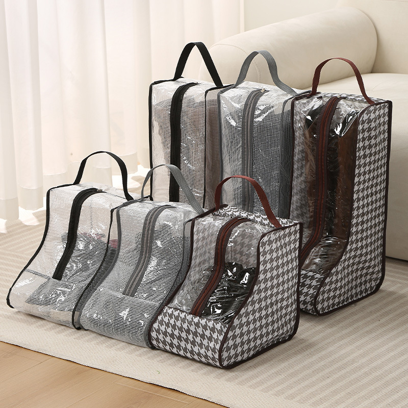Shoe Bag Dust - 靴とブーツ収納バッグ 家庭用 季節限定 大容量 ポータブル 靴収納