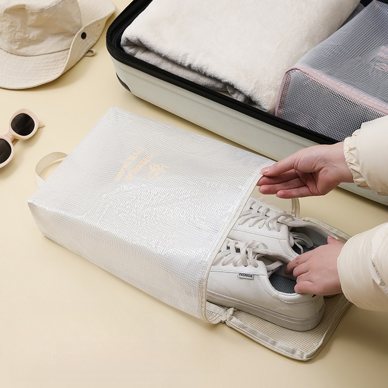 旅行用靴収納袋 整理袋 防塵靴袋 収納袋 大容量 防水 旅行 - Shoe Bag Dust のレビューと価格
