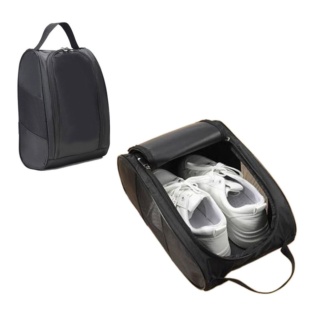 ポータブルゴルフシューズバッグオックスフォード布靴キャリアバ - Shoe Bag Dust のレビューと価格