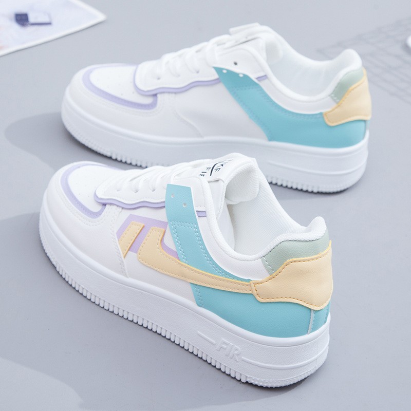 通気性と防水性のある女性用合成皮革スニーカー,プラットフォー - Sneaker Vegan のレビューと価格