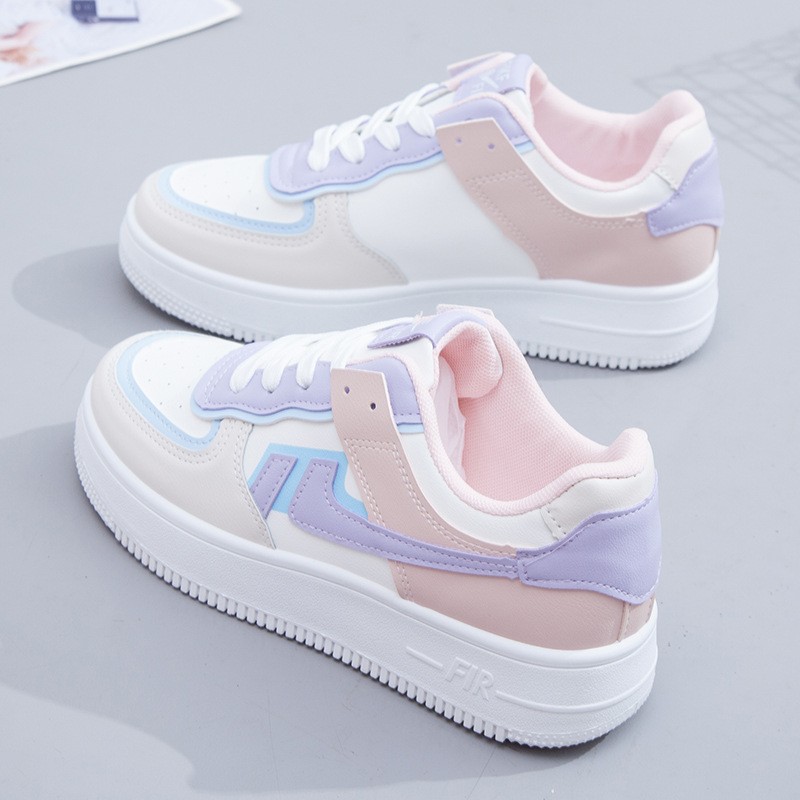 通気性と防水性のある女性用合成皮革スニーカー,プラットフォー - Sneaker Vegan のレビューと価格