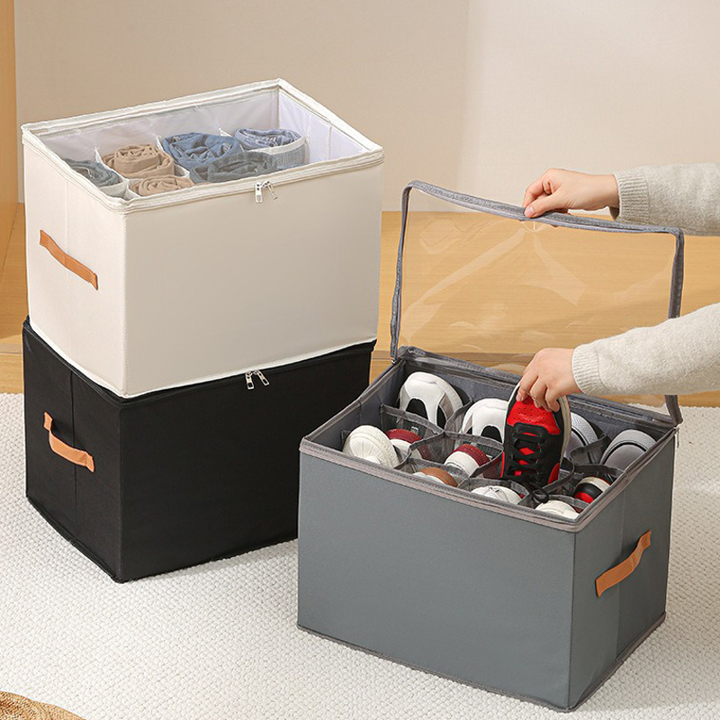 1 個の収納袋折りたたみ式オックスフォード布靴箱蓋付き防塵収 - Shoe Bag Dust のレビューと価格