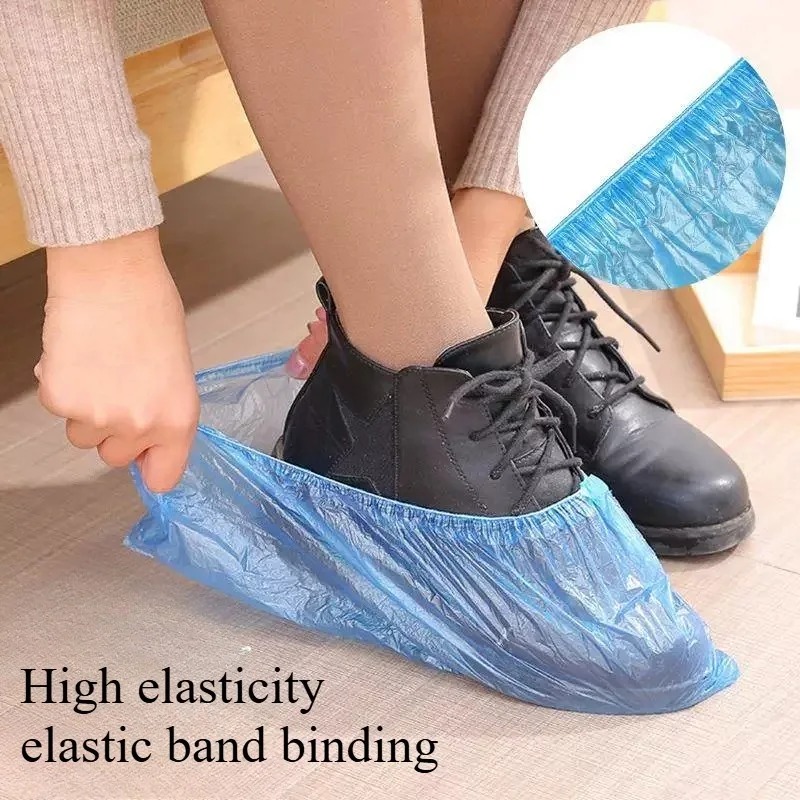 使い捨てプラスチック製シューズカバー 家庭用 防塵 機械室用 - Shoe Bag Dust のレビューと価格